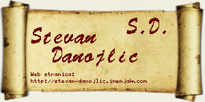 Stevan Danojlić vizit kartica